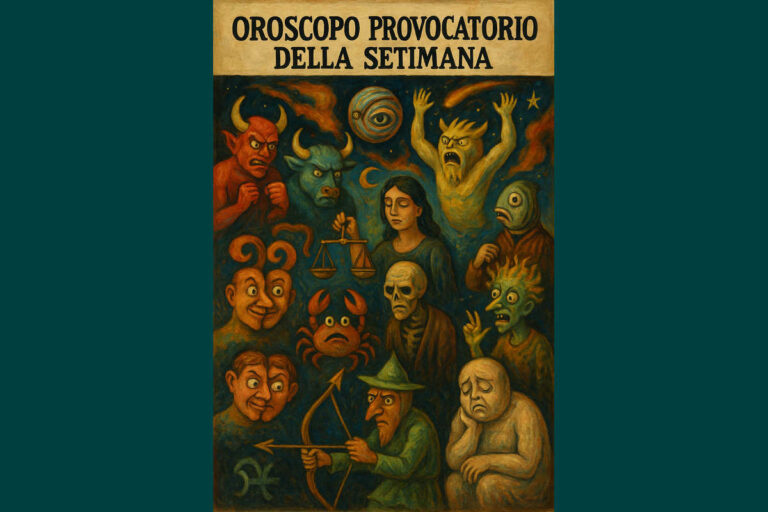 Oroscopo provocatorio e pungente della settimana (dal 5 all’11 maggio 2025)