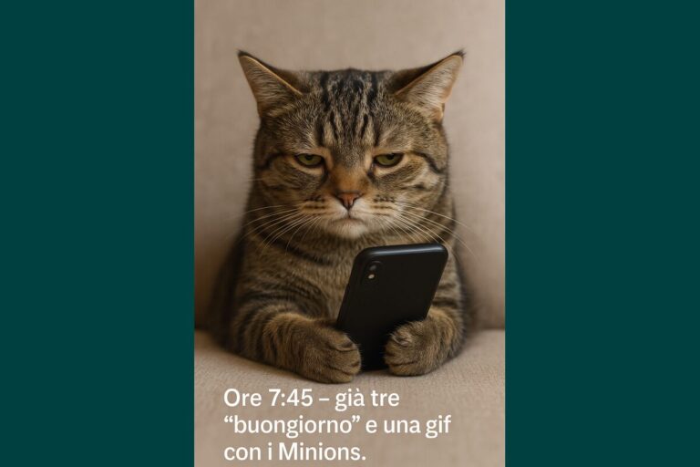 La gentilezza forzata nei gruppi WhatsApp