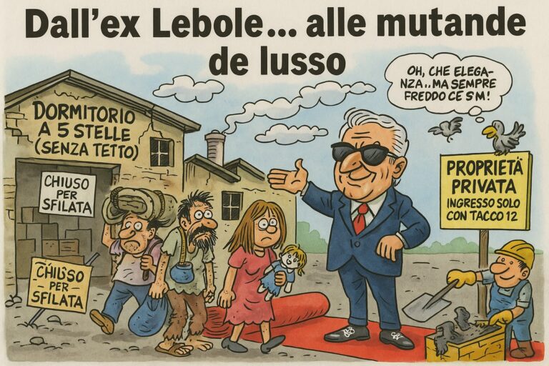 Ex Lebole, via ‘sti poveracci! Ora ce fa le mutande Prada… co’ la benedizione dei padroni