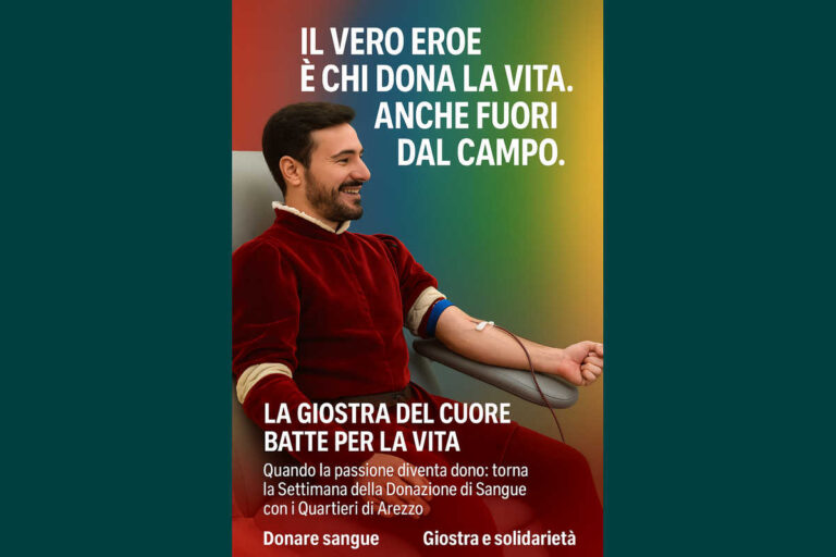 Quando la passione diventa dono: torna la Settimana della Donazione di Sangue con i Quartieri di Arezzo