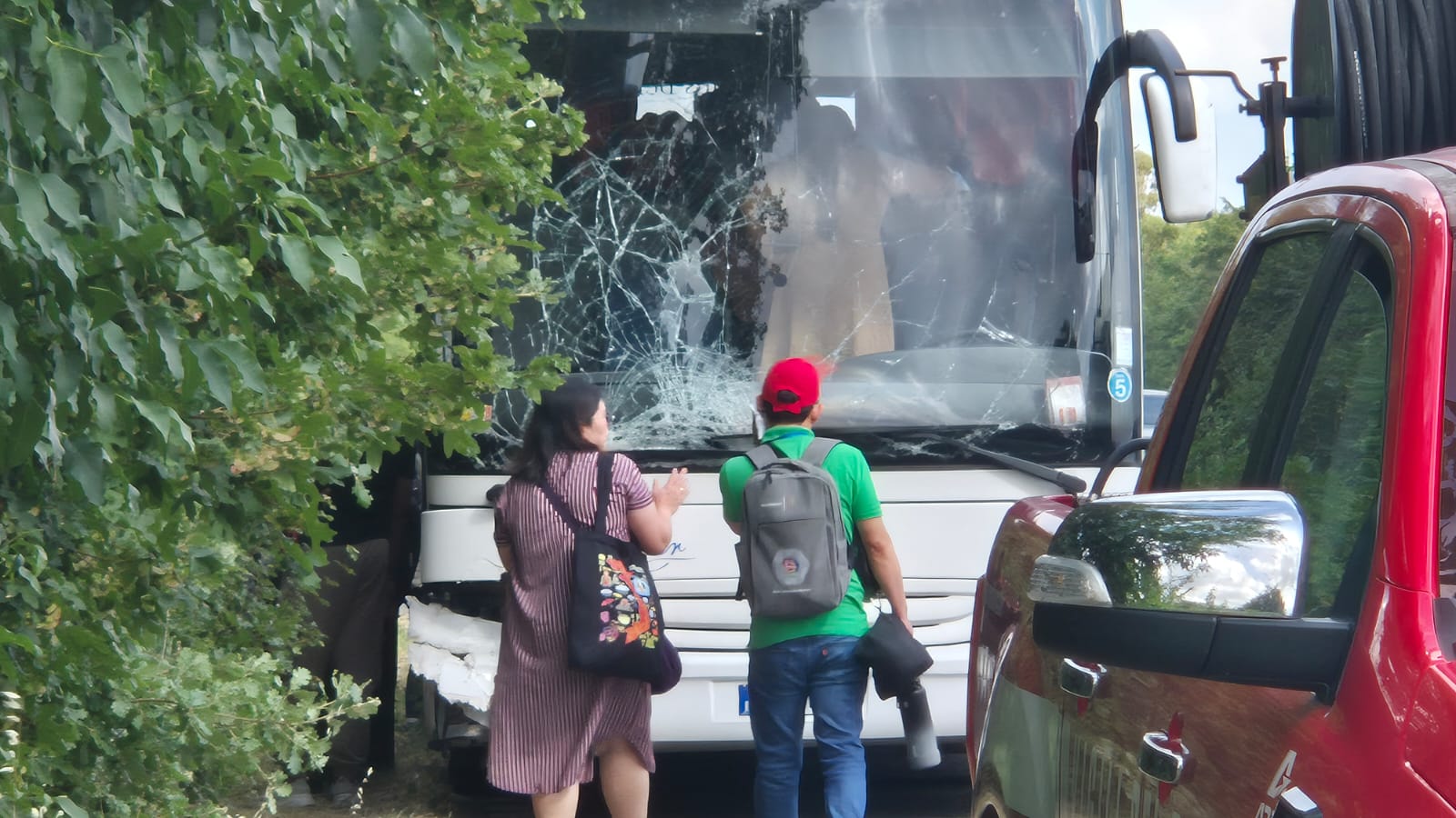 Maxi Emergenza sulla Siena-Bettolle i soccorsi in azione dopo l'incidente al pullman turistico (17)