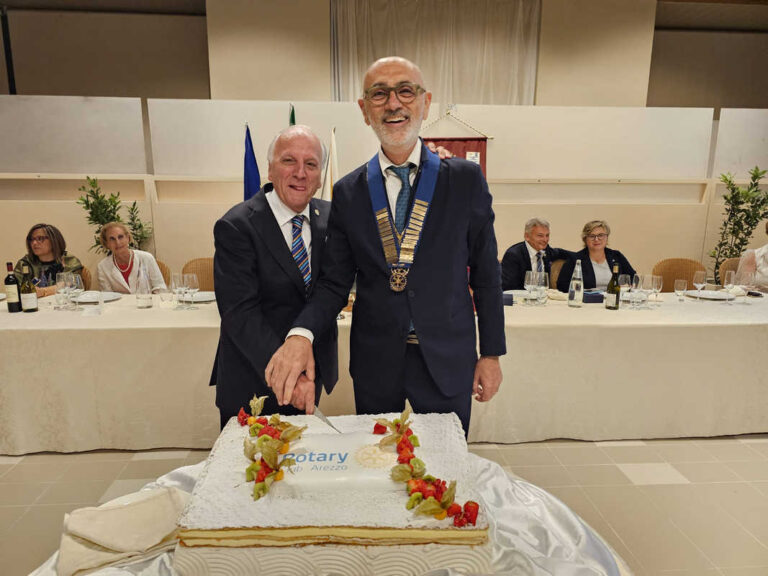 Rotary Club Arezzo: Roberto Francini è il nuovo presidente