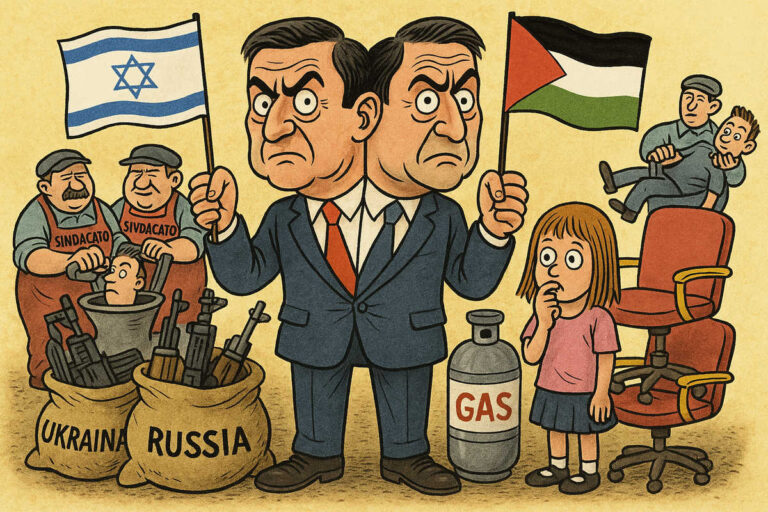 «Dalli a Gaza, compra d’Israele! Vendi a Kiev, compra da Mosca! Ma siete scemi o vi ci fate!?!»