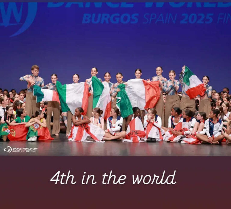 Montevarchi brilla alla Dance World Cup: DanzAria quarta al mondo con “Zemyata”