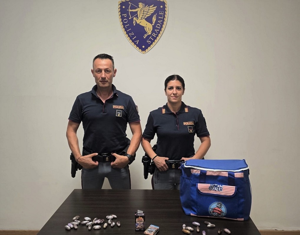 Hashish nascosto tra i ghiaccioli