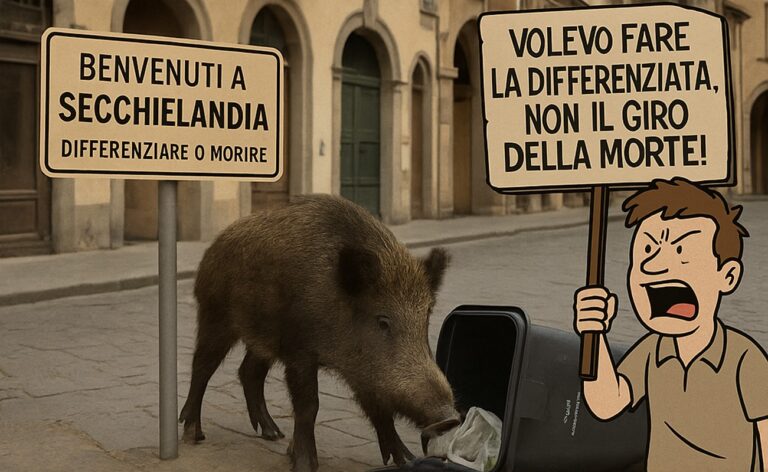 Secchiello selvaggio: ad Arezzo il porta a porta fa più danni della grandine. Gli aretini organizzano la rivolta dei bidoni