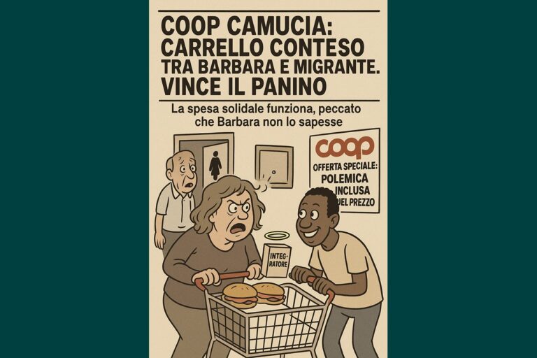 Camucia, Coop Edition: Barbara vs carrellaro: “il mio babbo non è il Bancomat di nessuno!”