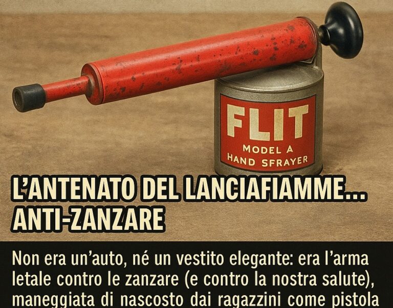 La Macchina del Flitte: l’antenato del lanciafiamme… anti-zanzare