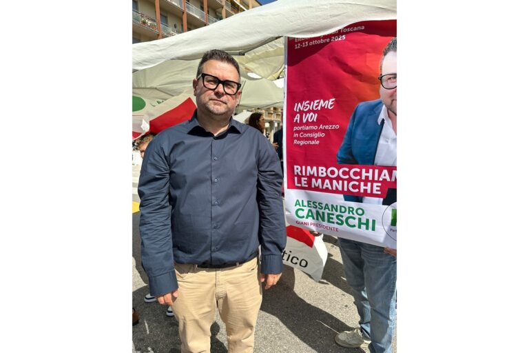Alessandro Caneschi candidato al Consiglio Regionale con il PD a sostegno di Eugenio Giani