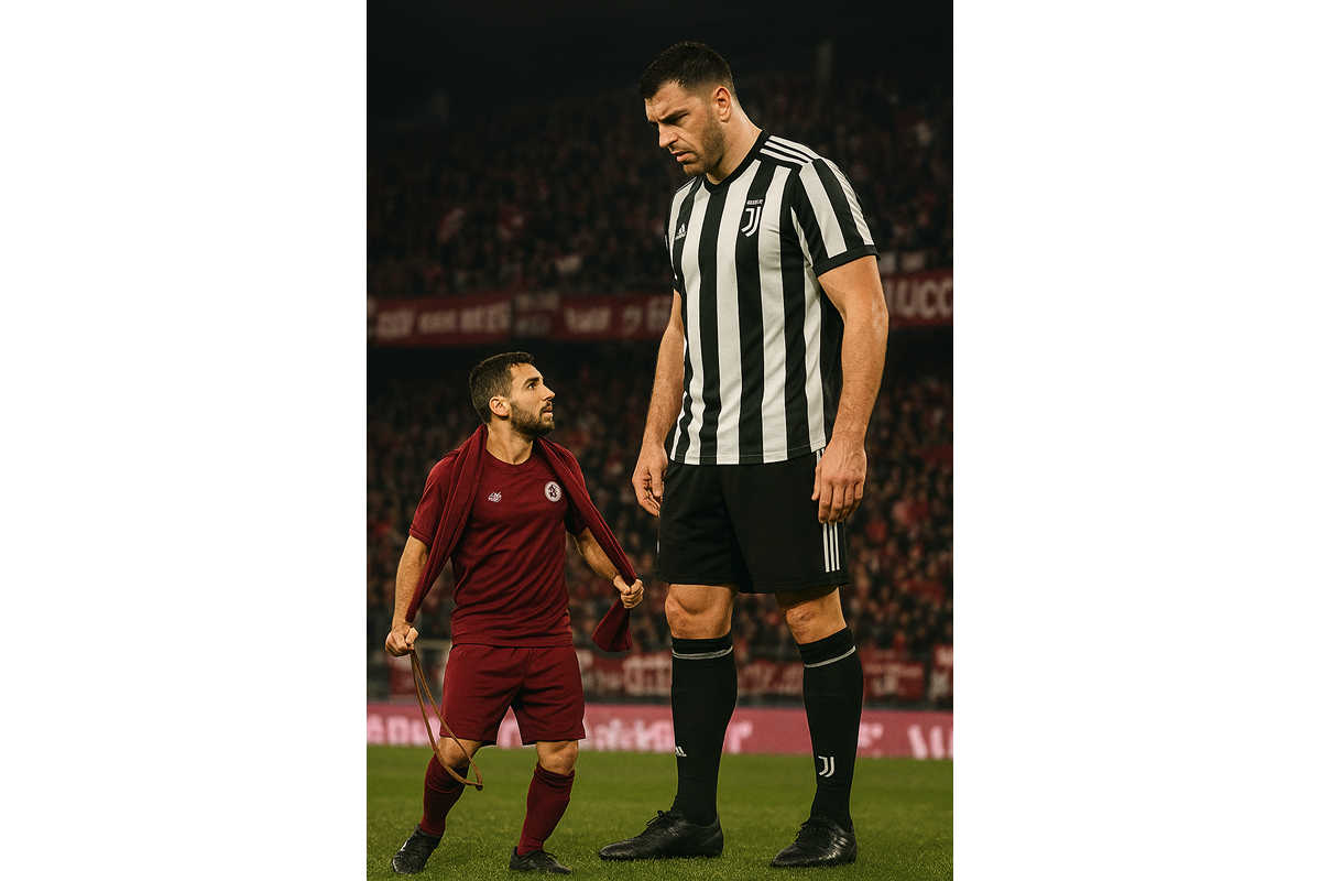David contro Golial'Arezzo all'assalto della Juve Next Ge