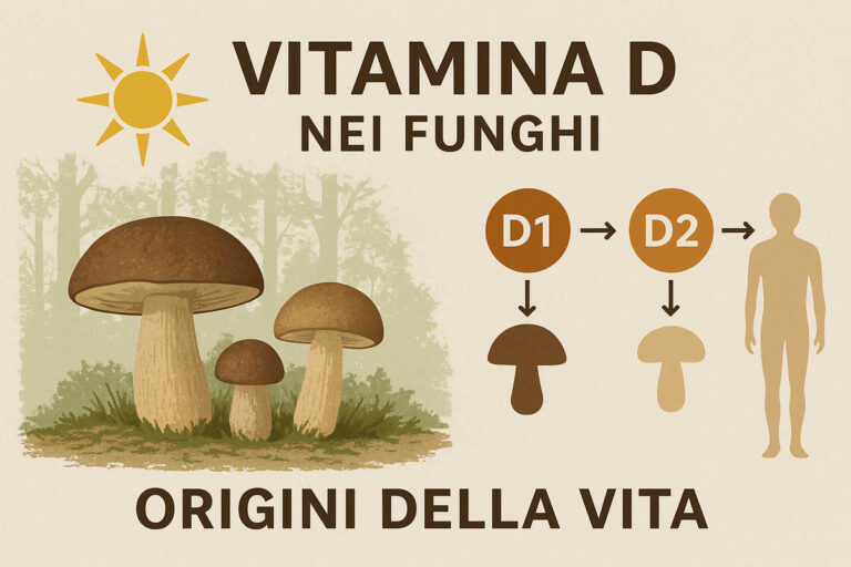 Funghi e Vitamina D: tra nutrizione e mistero della natura