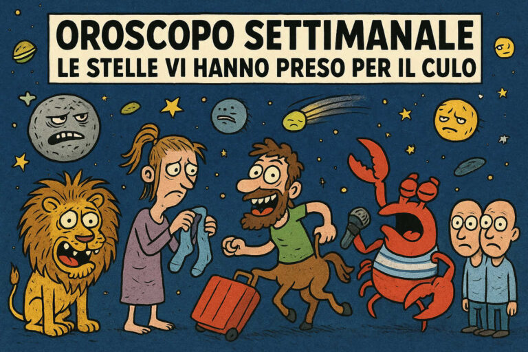 Oroscopo della settimana (più o meno) Dal 9 al 15 marzo – Le stelle confabulano, noi traduciamo
