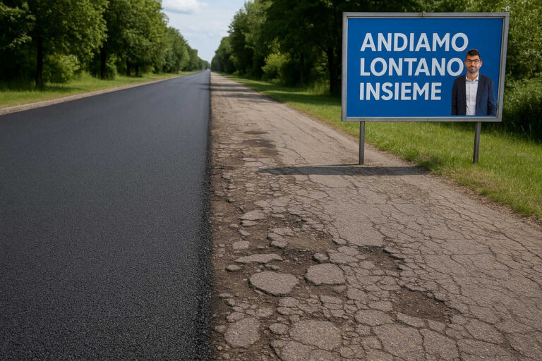Quando le strade diventano lisce… si avvicina la campagna elettorale