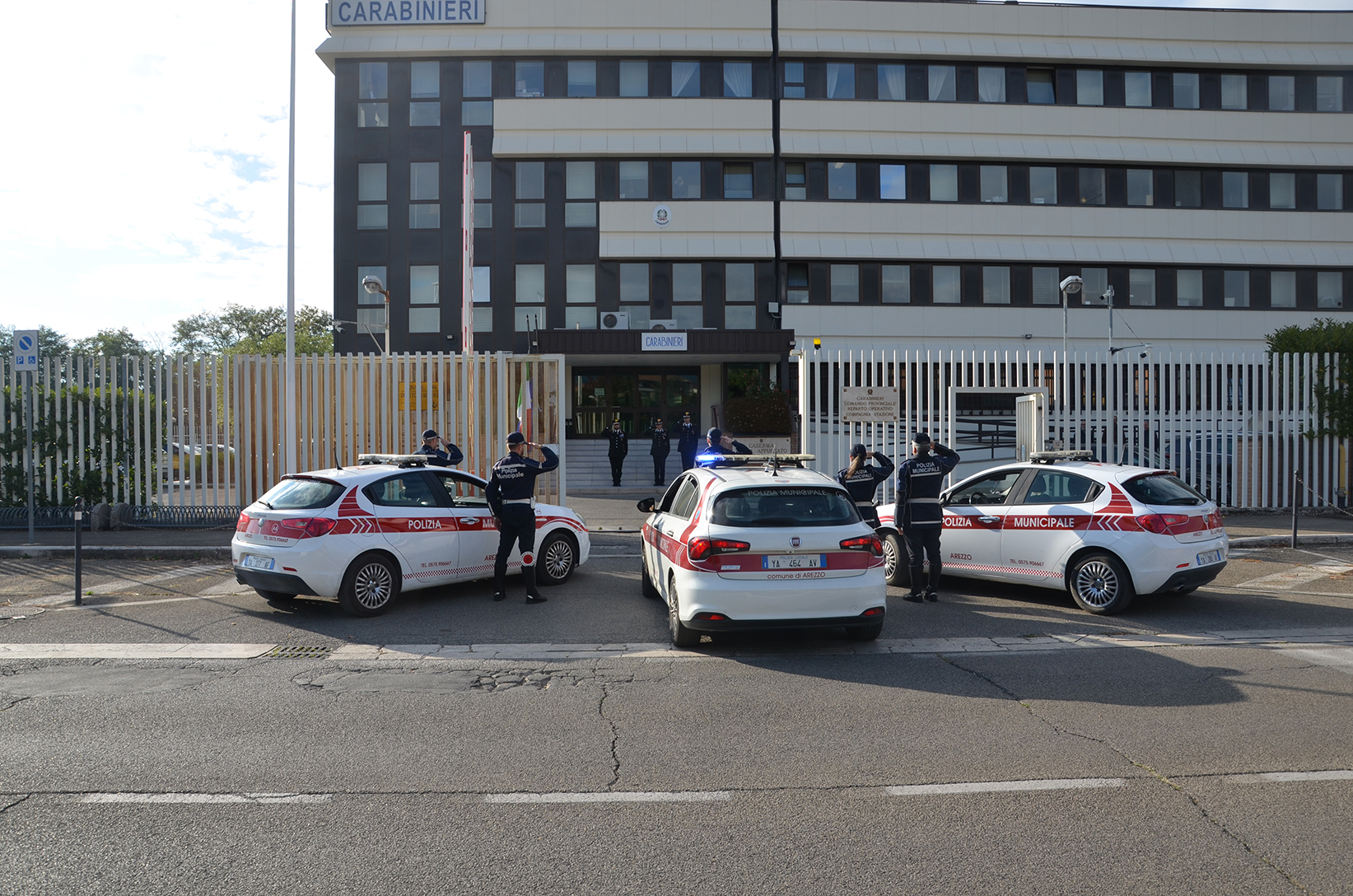 Omaggio ai carabinieri Caduti della Polizia Municipale di Arezzo 1
