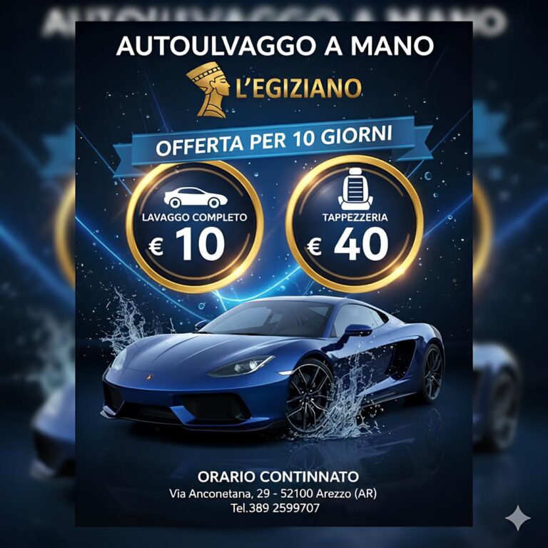 AUTOULVAGGO A MANO! — L’Egiziano lava tutto… tranne l’italiano!