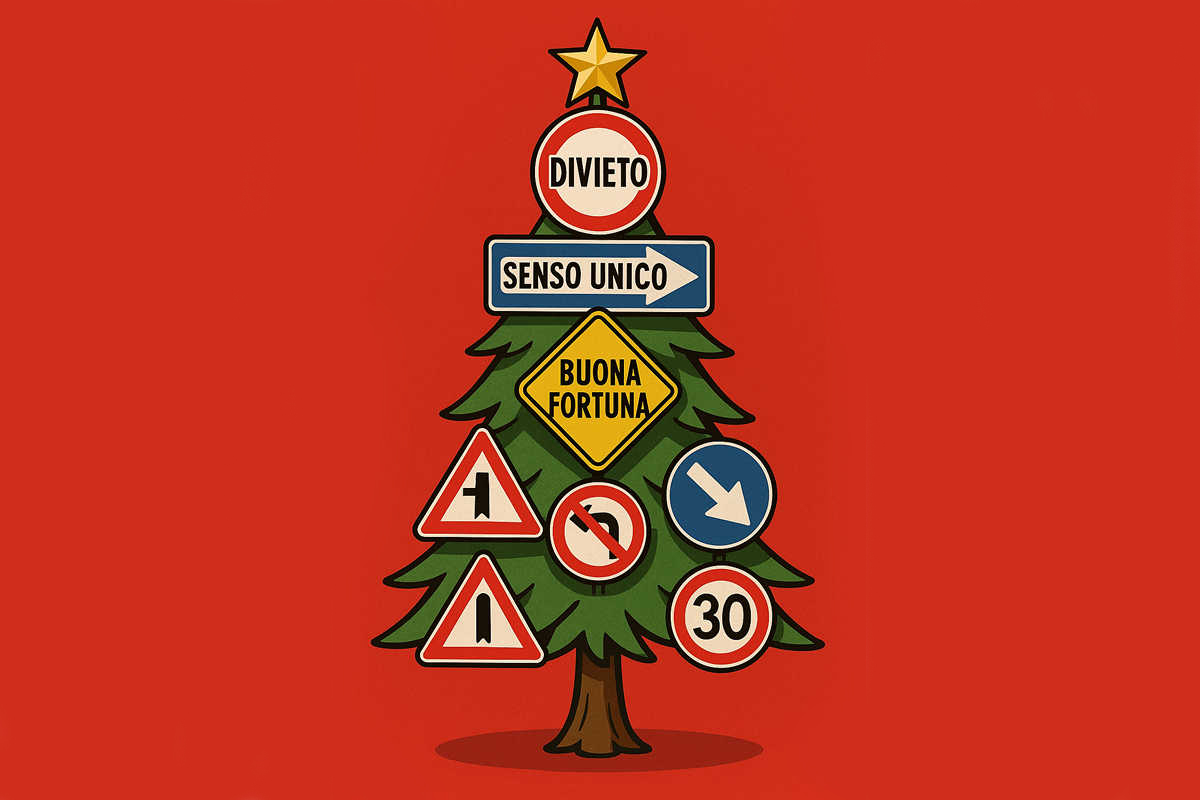 Albero di Natale traffico