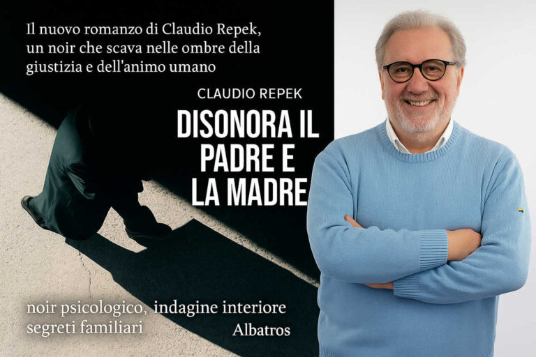 “Disonora il padre e la madre”: il debutto nel noir di Claudio Repek arriva in libreria