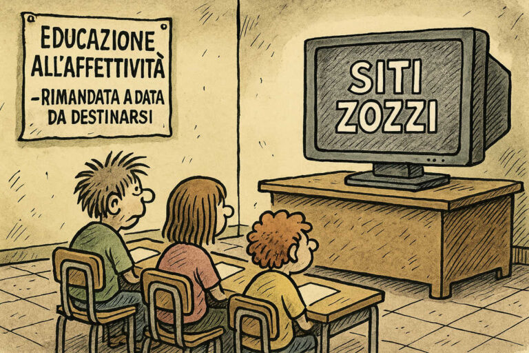 A scuola di affetività? Macchè, meglio lasciarli studiare su Pornhub