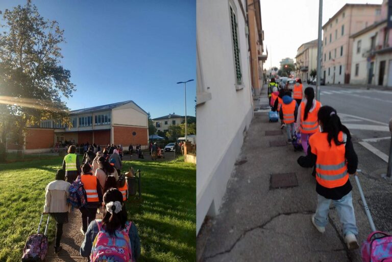 Piedibus: 7.000 km a piedi e 1.000 kg di CO₂ risparmiati. Nuovi premi per i bambini