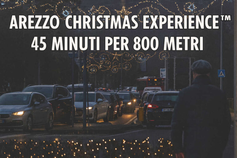 Arezzo in tilt: Natale, code e sbrocco social