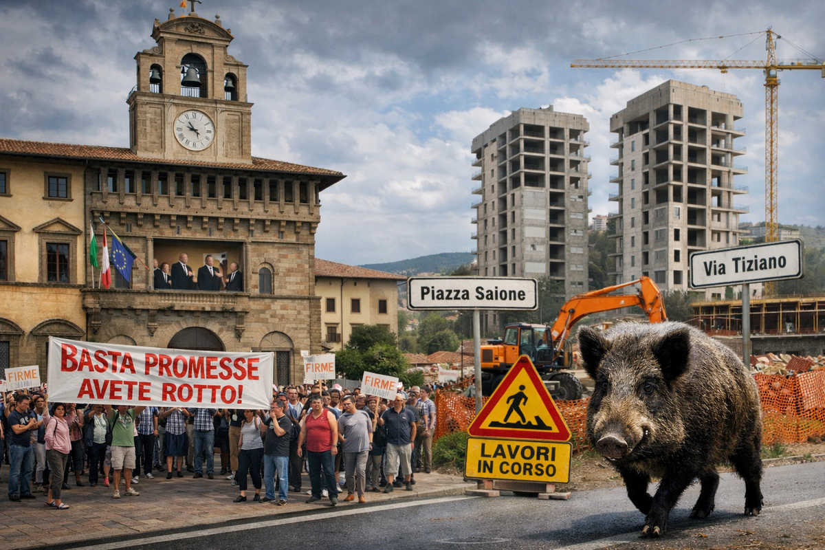 Arezzo, la Giunta fa finta di ascoltare... poi tira diritto come un cinghiale