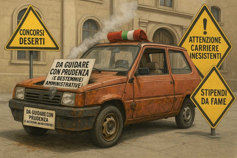 Arezzo, sindaci su “CarrettaComune” da rottamare