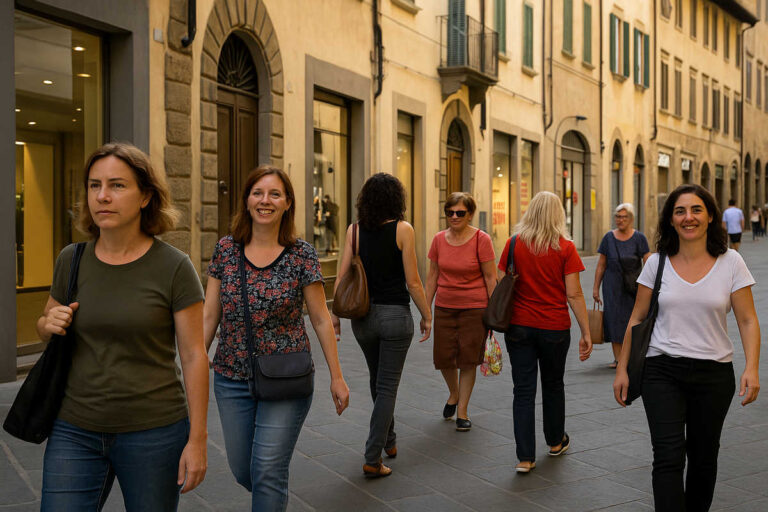 Arezzo, qualità della vita delle donne: “si campa così così… ma un c’hanno ancora fatto incazzà del tutto!”