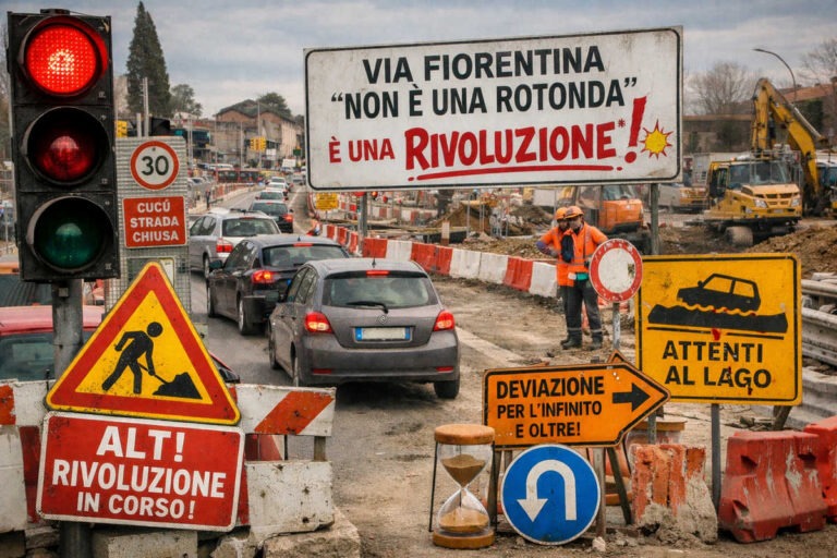 La rivoluzione di Via Fiorentina: non chiamatela rotonda (bischeri)