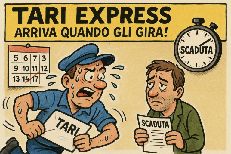Tari ad Arezzo: aumenta, ritarda e ti arriva quando gli pare