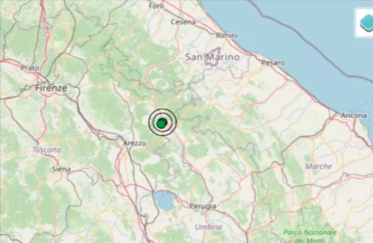 Terremoto nella notte: epicentro a Sansepolcro, nessun danno segnalato