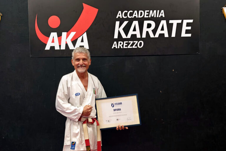Enzo Bertocci nominato Maestro Benemerito di karate: prestigioso riconoscimento nazionale della FIJLKAM