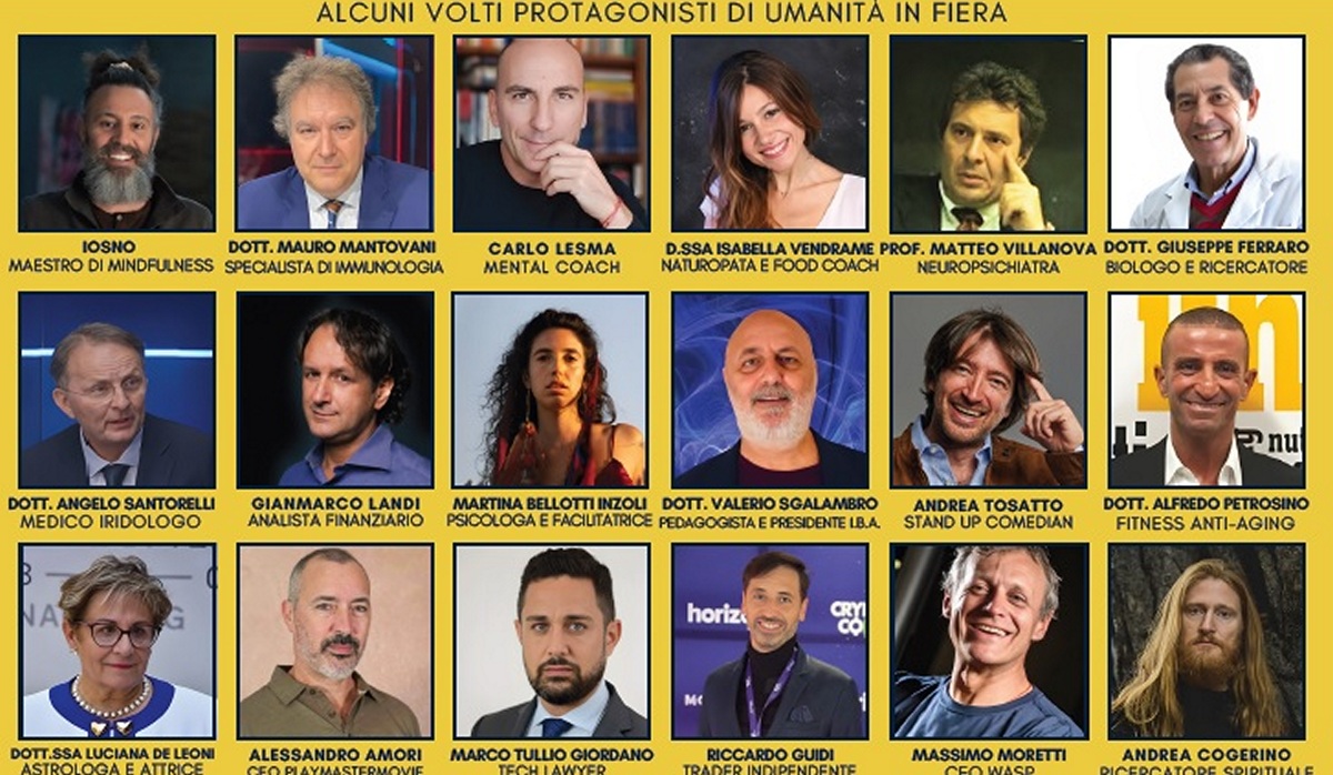 Alcuni Protagonisti di Umanità in Fiera
