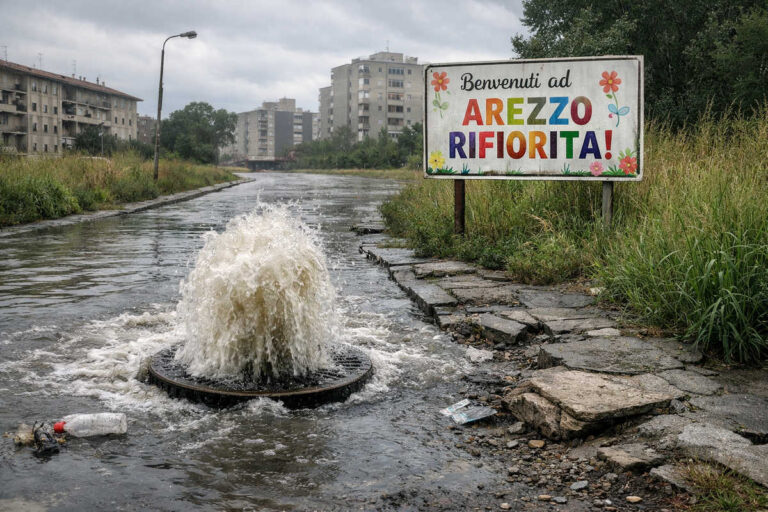 Arezzo rifiorita? Sì, come l’orto dopo il cinghiale
