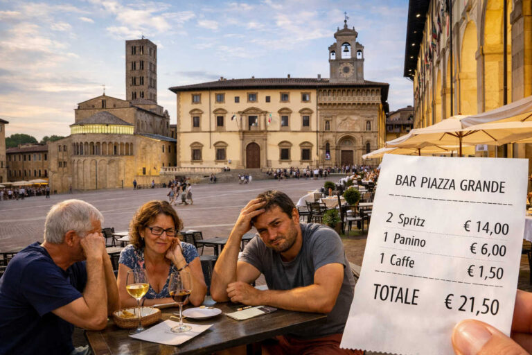 Arezzo scopre di essere cara: non come Milano, ma abbastanza da far piangere il portafoglio