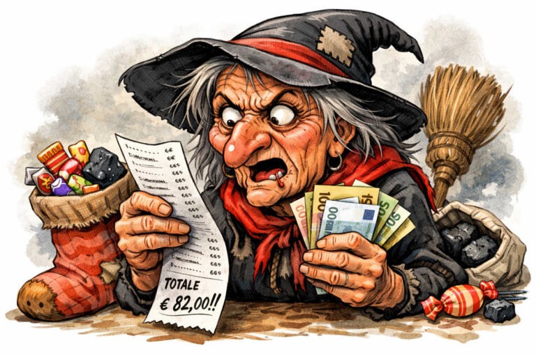 Befana 2026, altro che dolcetti: la calza costa come ‘na bolletta