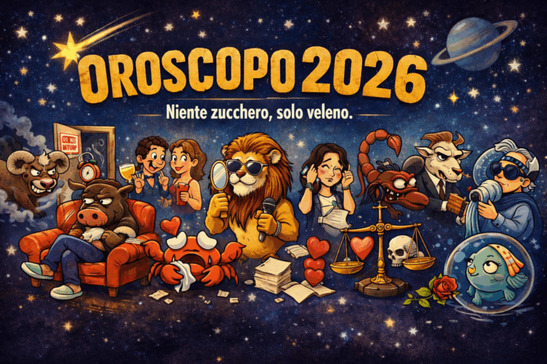 Oroscopo: previsioni generali per tutto il 2026 – Dodici segni, un anno intero e zero illusioni