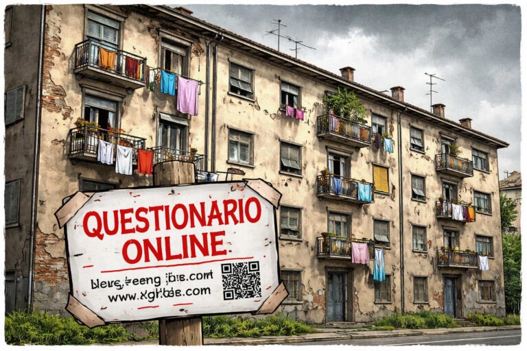 Questionario sulle case popolari: risponde l’inquilino, compila pure il termosifone (se va)