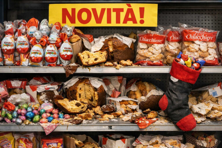 Pasqua a gennaio: supermercato impazzito, calendario disperso