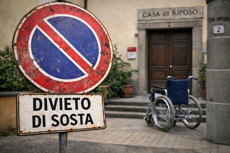 Parcheggio tappato, lavori eterni e vigili col blocchetto facile: alla Casa Pia gli anziani un passano, la multa sì