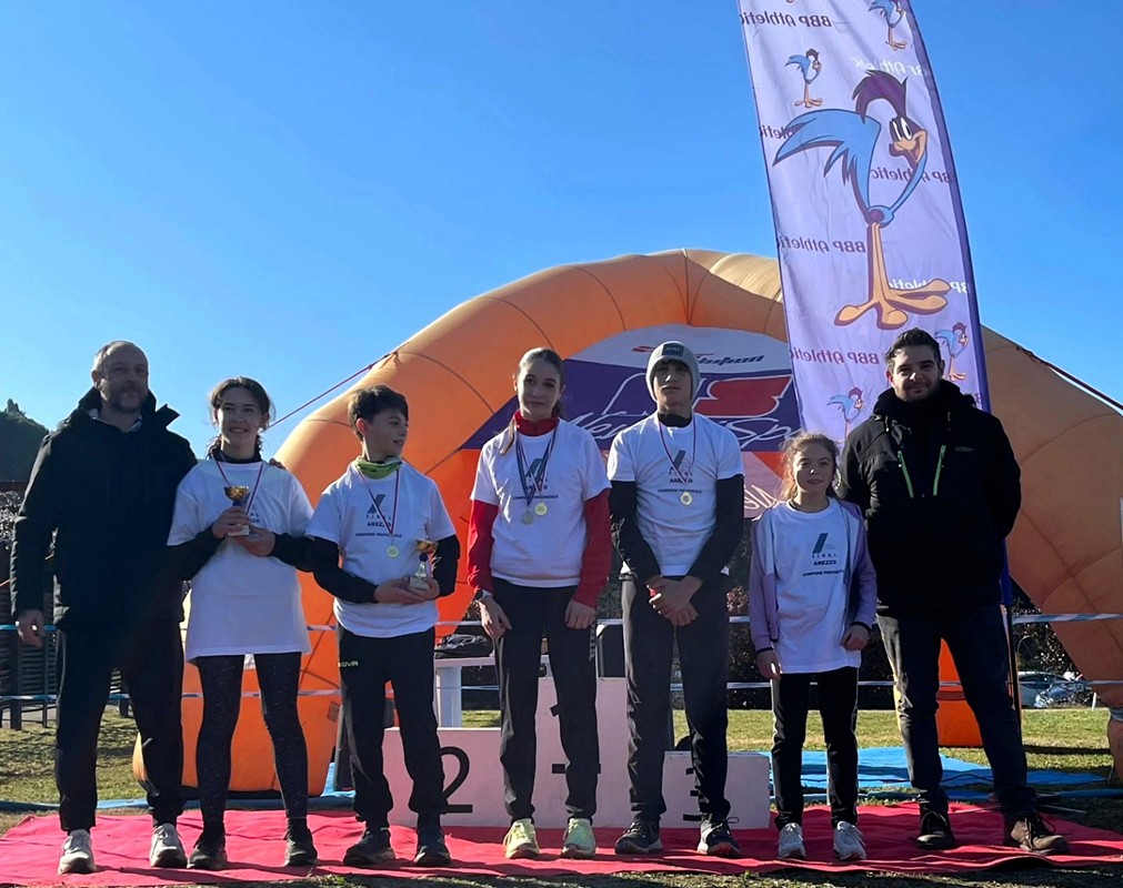 foto vincitori Campionato di Società Provinciale di Cross 2026