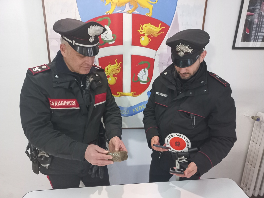 Carabinieri Sansepolcro stupefacenti