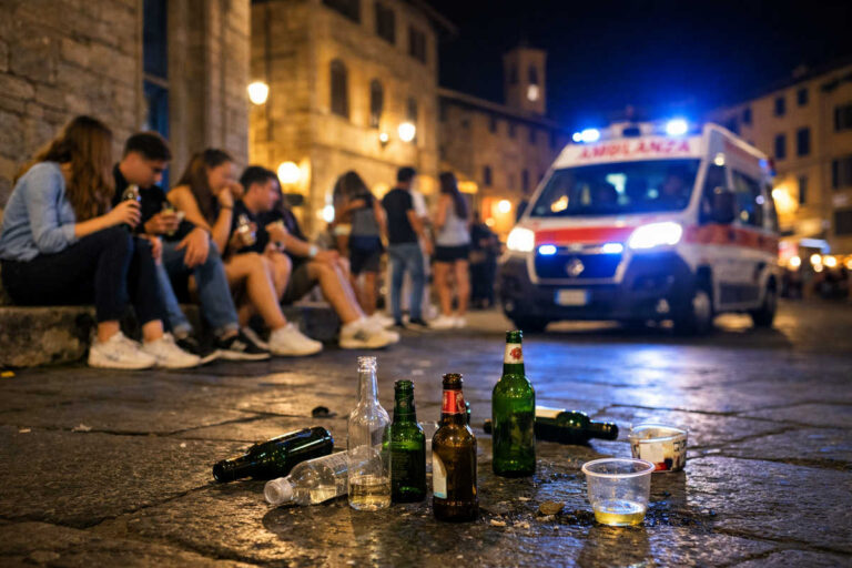 “Oh citti, ma che se fa?”  L’alcol che scorre: adolescenti e pronto soccorso sotto pressione