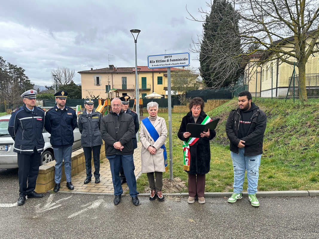 Parco vittime femminicidio