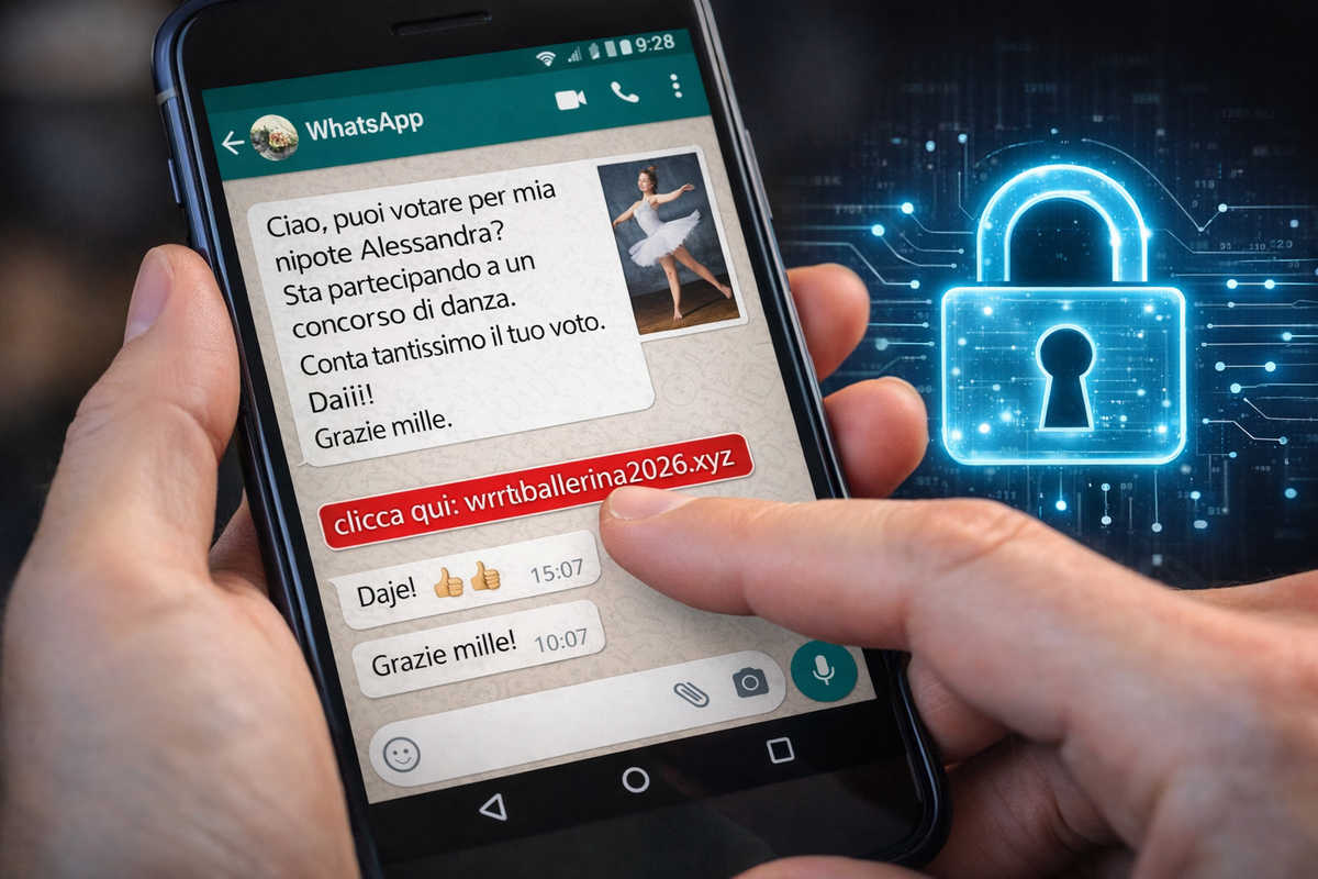 Phishing truffa su WhatsApp e sicurezza digitale