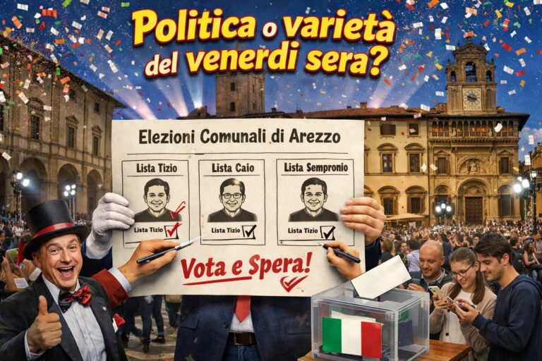 O che s’è aperto il circo? Tra sondaggi fai-da-te e fritti misti politici, Arezzo un ce se capisce più niente!