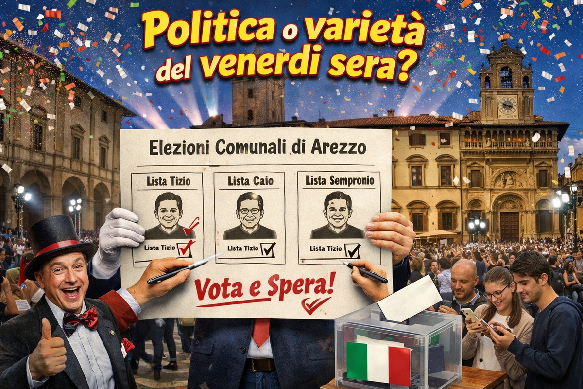 Politica o varietà in Piazza Grande