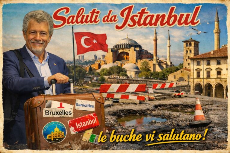 Oh cittadini aretini, tenetevi forte che il sindaco globe trotter è pronto a rifare le valigie