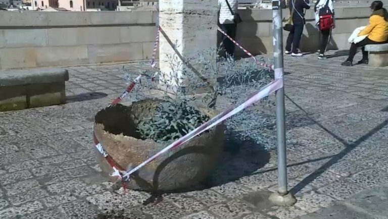 Matera, tentato furto di una scultura di Andrea Roggi: denunciato un uomo