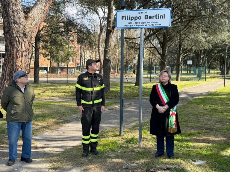 Arezzo, intitolato a Filippo Bertini il parco del Villaggio Dante