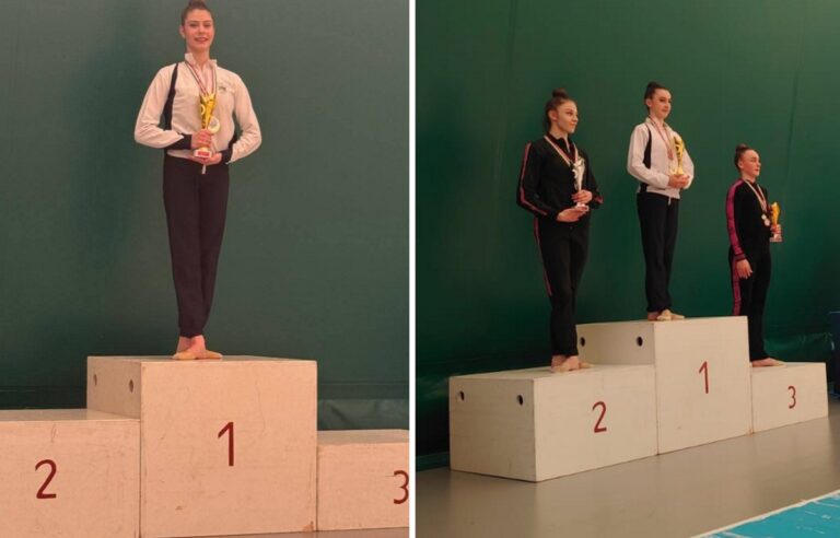 Ginnastica Falciai protagonista alle finali regionali Gold: due ori con Bindi e Berti